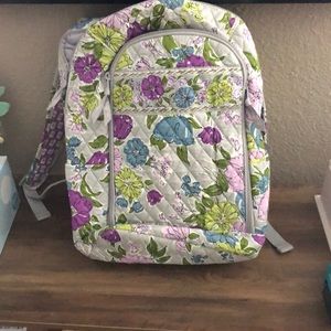 EUC Vera Bradley Laptop Backpack in Watercolor